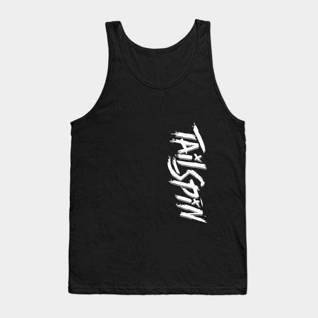 Tailspin Band Vertical Logo Design Tank Top by Tailspin Band